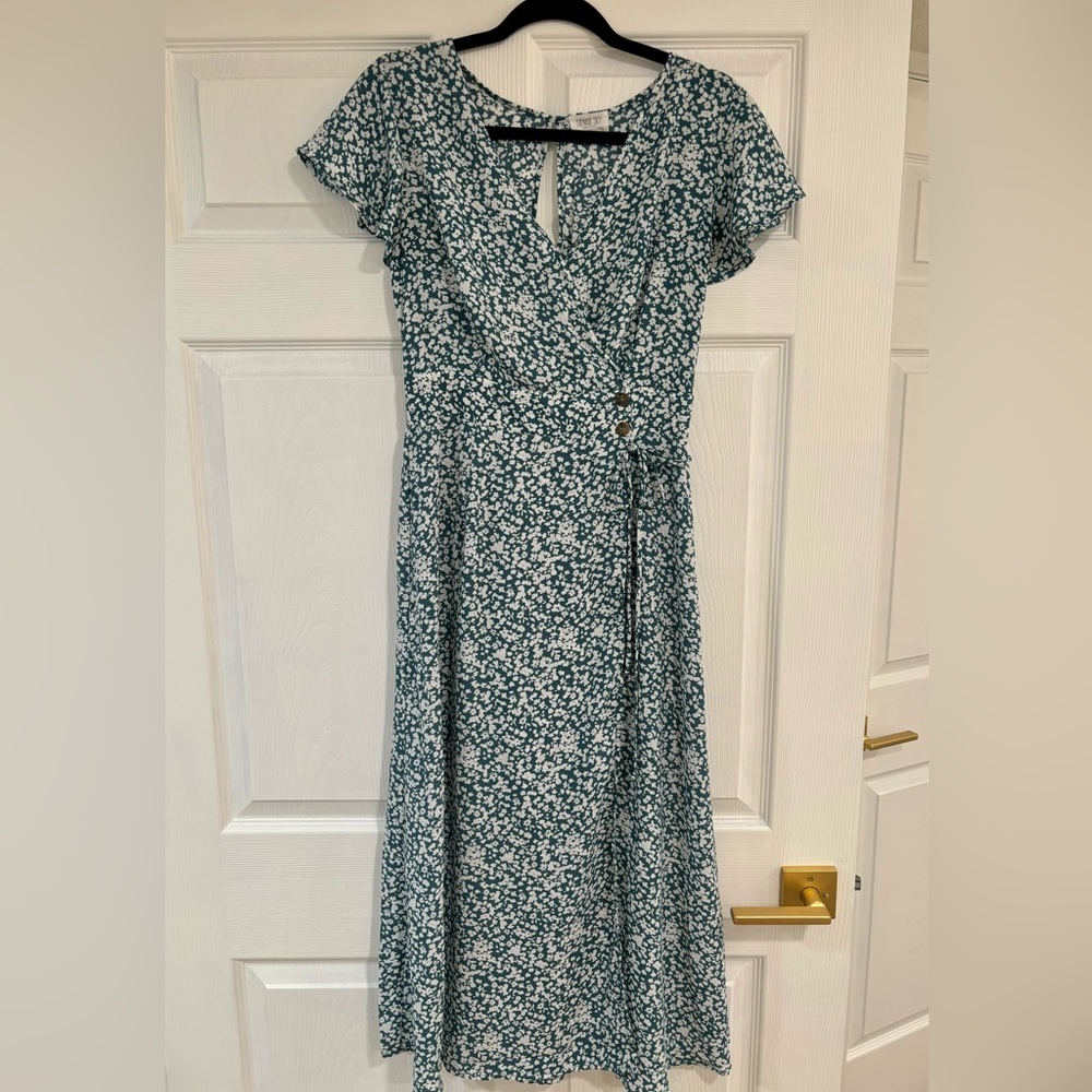 Floral Wrap Dress